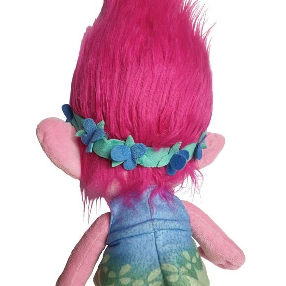 Trolls Poppy Hug 'N Plush 24" Large Pink Poppy Stuffed Toy Doll Dreamworks 2016 - Picture 7 of 9